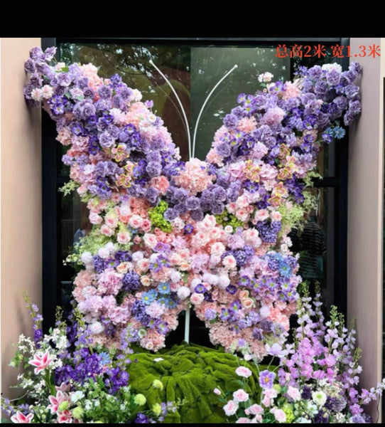 Butterfly backdrop metal stand 2m tall x1.5m wide