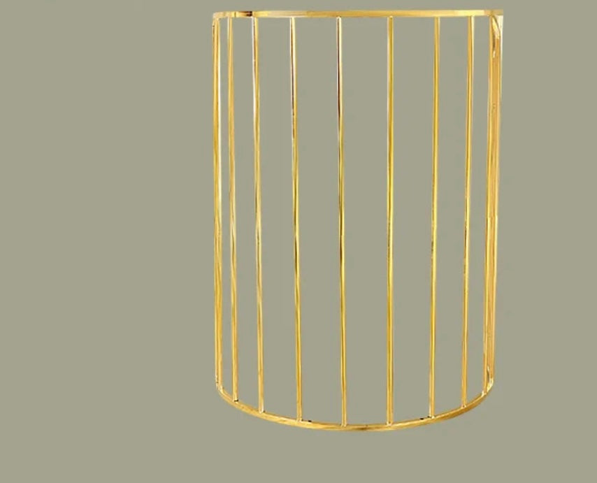 Chrome Gold Wave s curve Backdrop Stand 1m