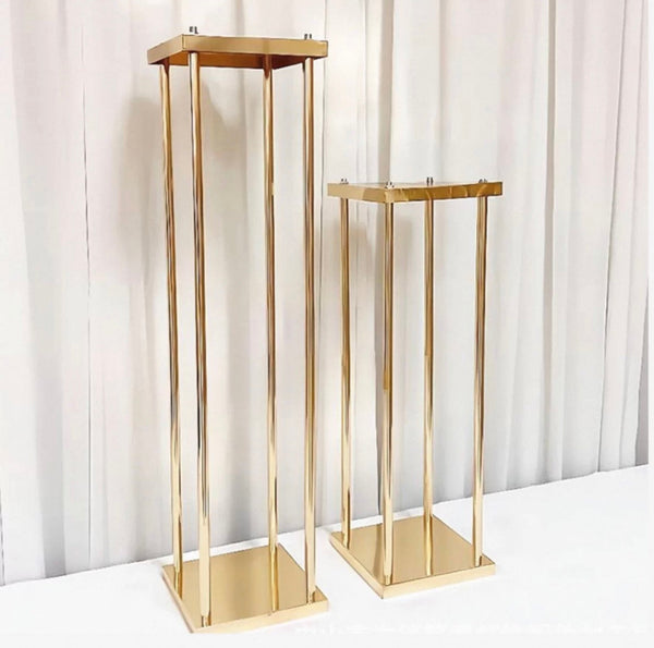 Chrome gold Harlow stand 32”