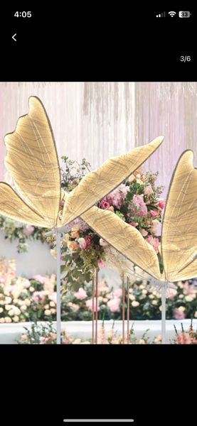 1.2m Cold white LED Butterfly Standing