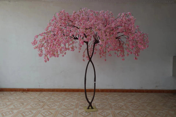 New 2.8m Light Pink Tall Hanging Cherry Blossom Tree with artificial flower