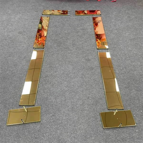 Chrome Gold u shape Backdrop Stand (s)