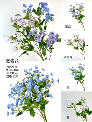 Blue snow filler