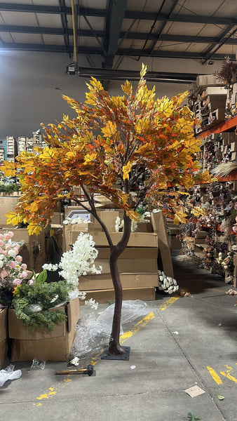 Fall leaf 9 feet/2.7 meter Tall Faux Tree XDTMB17-22