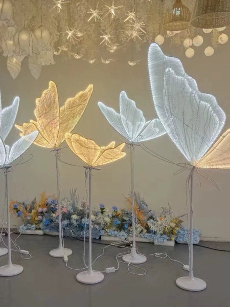 1.2m Cold white LED Butterfly Standing