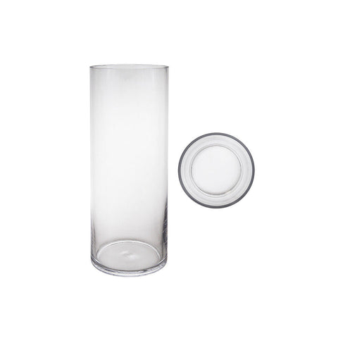 20”Hx5”D Clear Cylinder Vase