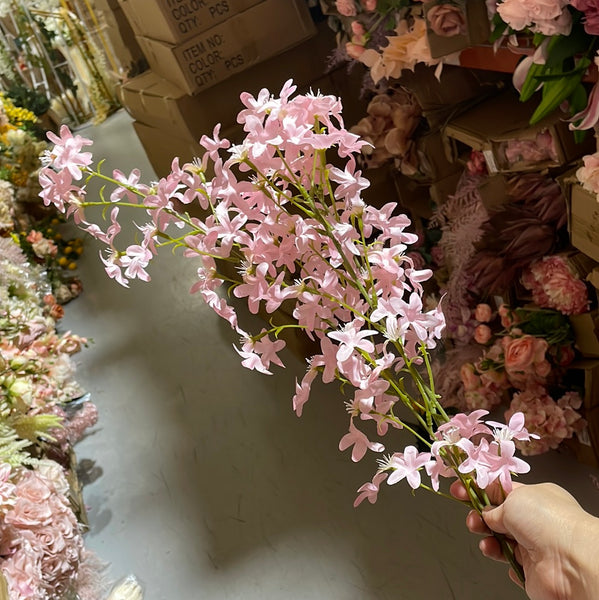 New pink clove spray filler pink Lilac wedding filler flower