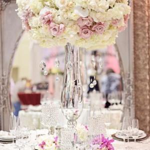24“ Tall Reversible Vase wedding centrepiece -#1188/MV1449-60 - Viva La Rosa