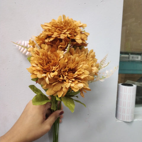 Small bunch daisy Sunflower 🌻 burnt orange WEDDING DECOR SUN FLOWER