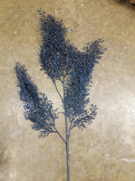 Big real touch blue leaf artificial greenery