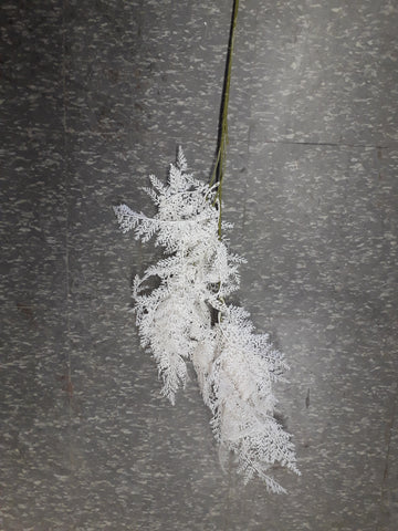 White fern single stem filler