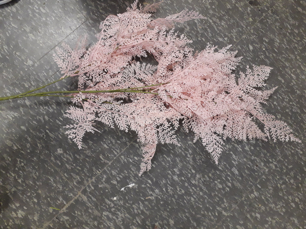 Pink fern single stem filler