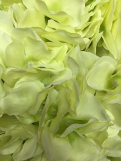 Artificial Flower Green Hydrangea Bunch 7 head silk - Viva La Rosa