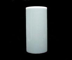 White 4"x8"H Cylinder Vase - Richview Glass Wedding Supplies