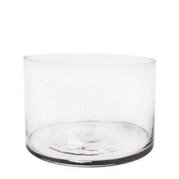 Clear Glass 5" Cylinder Vase - XD559 - Viva La Rosa