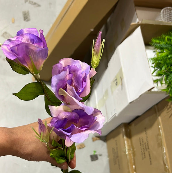 New Purple Lisianthus Eustoma Spray