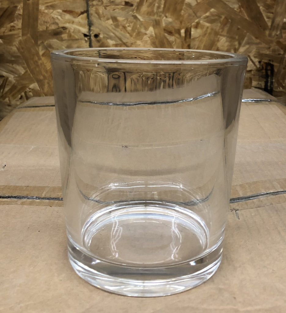 5" Big Round Clear Candle holder Glass Vase - Richview Glass Wedding Supplies