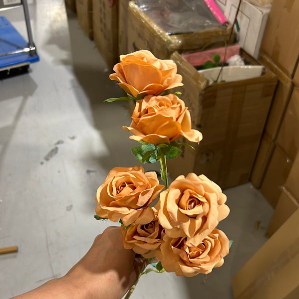 New burnt orange Princess Rose Spray