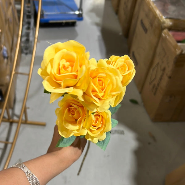 New Yellow Princess Rose Spray