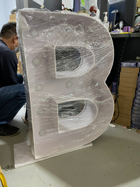 32” white LED Standing number Sign number marquee