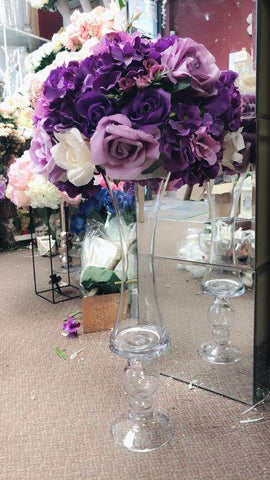 Wedding Table Centrepiece 21.5" Reversible Elegant Montessa Vase - MV1577