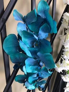 blue orchid artificial flower