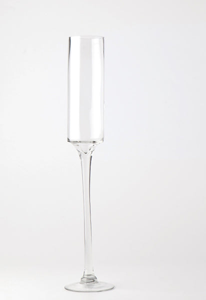 16” 20” &24” Candleholder set of 3 glass vase - Viva La Rosa