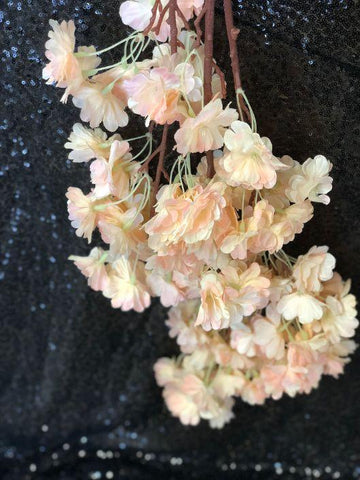 Artificial Cherry Blossom Sakura Blush wedding decoration silk flower - Viva La Rosa