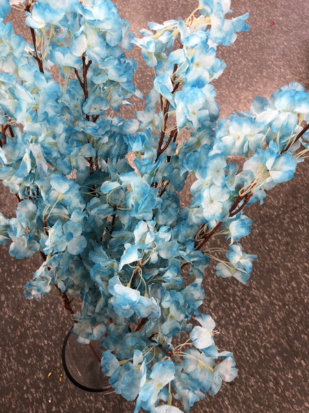 Artificial Cherry Blossom Sakura Blue wedding decoration silk fake flower - Viva La Rosa