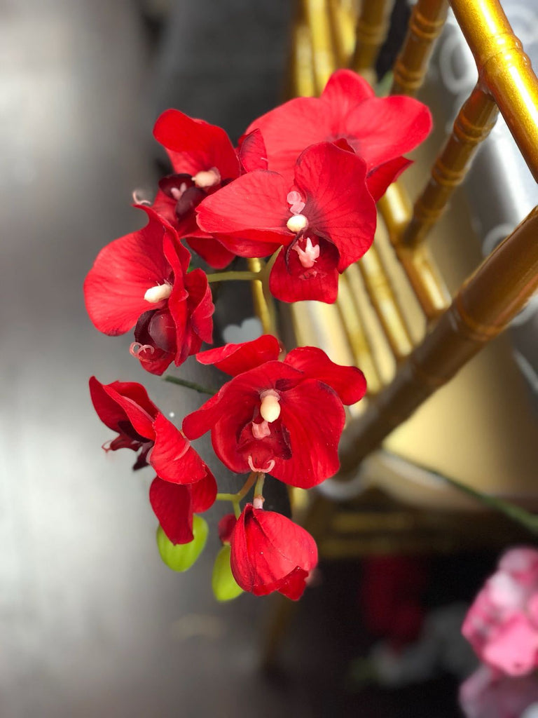 Real touch submersible Orchid in Red
