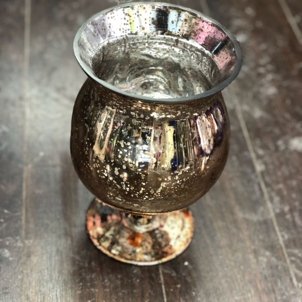 New Mercury Goblet Urn  Vase (Silver) -URN1