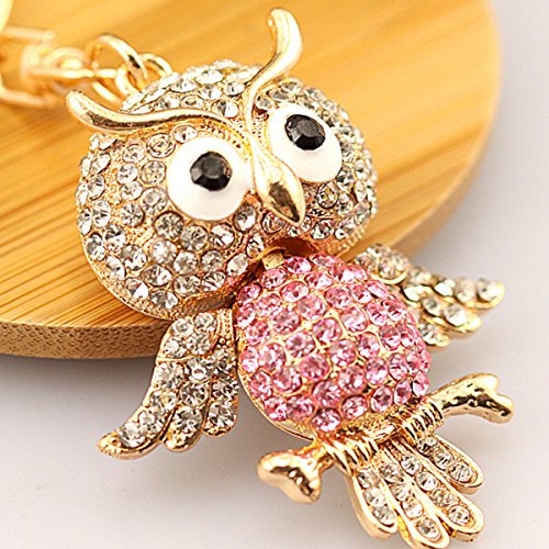 Owl Keychain accessory Rhinestone