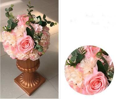 Artificial Flower Rose Hydrangea Arrangement Candy Pink - Viva La Rosa