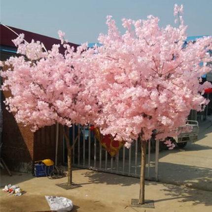 2 meter Tall Faux Cherry Blossom Tree with artificial flower white - Viva La Rosa