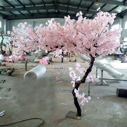 2 meter Tall Faux Cherry Blossom Tree with artificial flower pink - Viva La Rosa