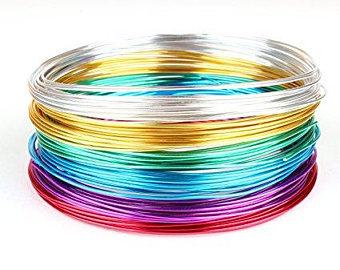Aluminum Wire for Jewelry, Crafting (Blue)- EFAC6A57 - Viva La Rosa