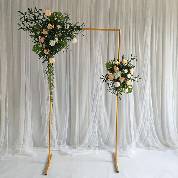 Gold Metal Backdrop/sign Stand