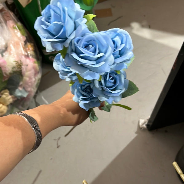 New Blue Princess Rose Spray