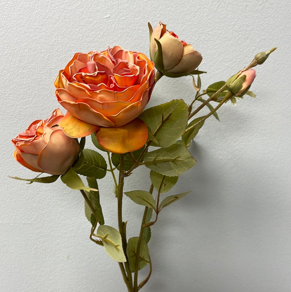 Single Rose Rococo artificial flower rose red white blue flowers โ Viva La Rosa