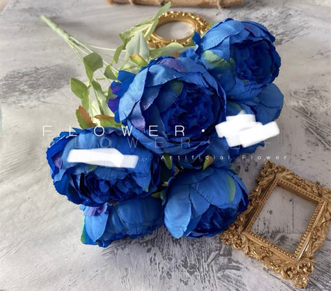 7x Peonies bunch (royal blue)