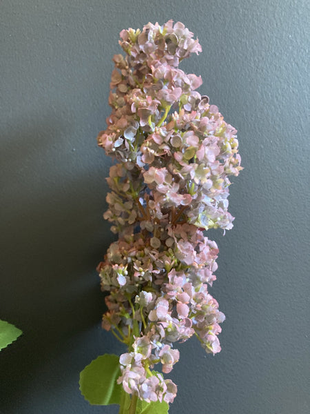 Single stem Hydrangea Lilac Purple Spray Single Stem