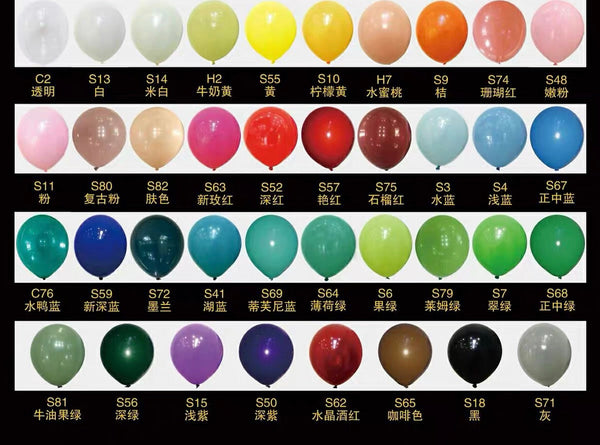 100 pcs Sage S81 10” single layer balloon baby shower