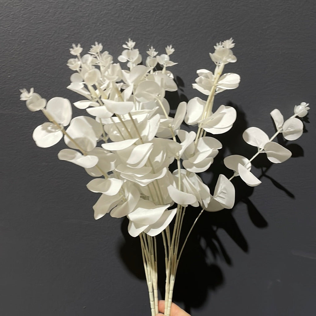 Eucalyptus leaf White for Wedding home decor