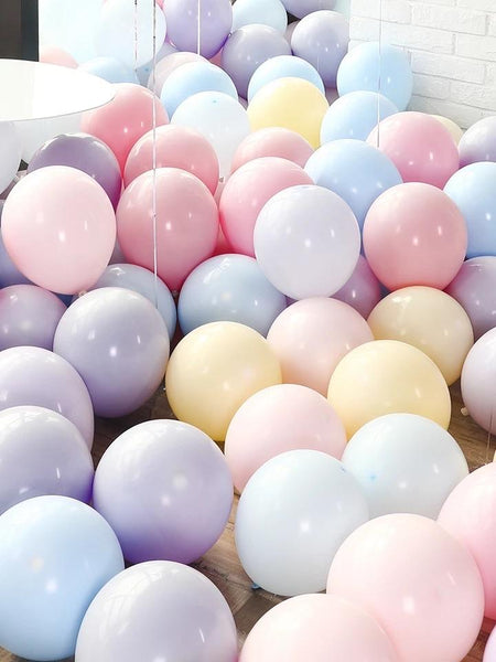 100 pcs Mix Pastel color double layer balloon baby shower