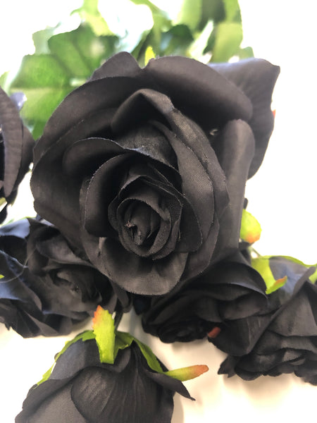 Black Rose Bunch 10 head/bunch