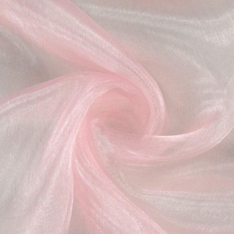 Organza material light pink