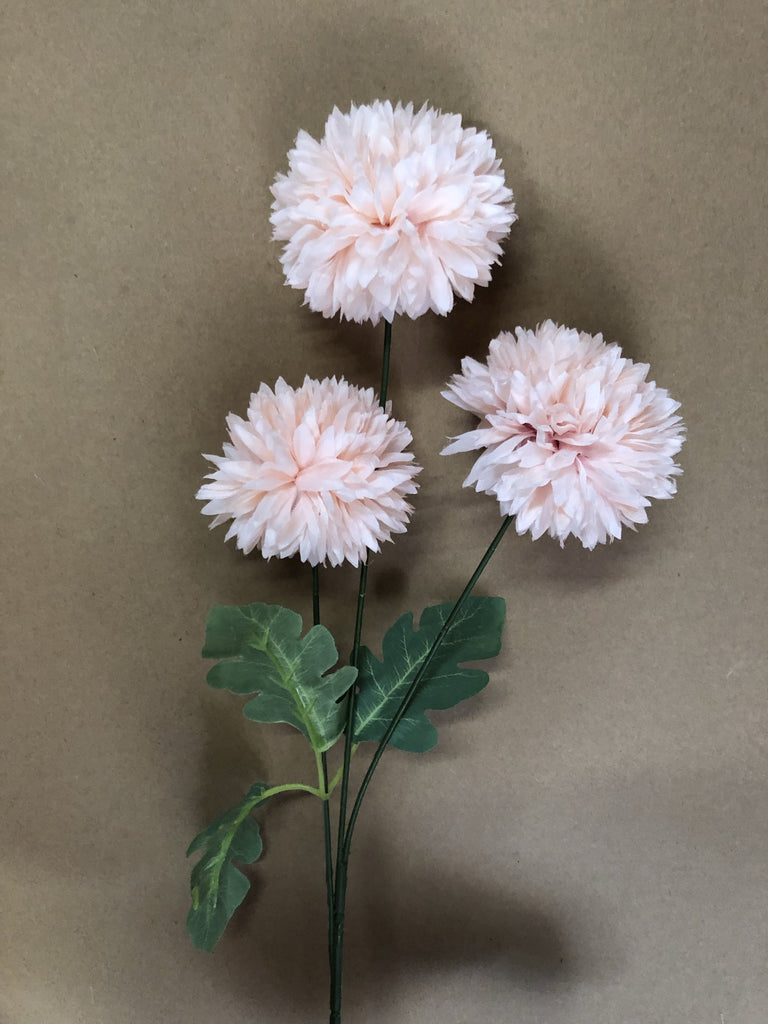 New light pink Pom Artificial Filler Flower