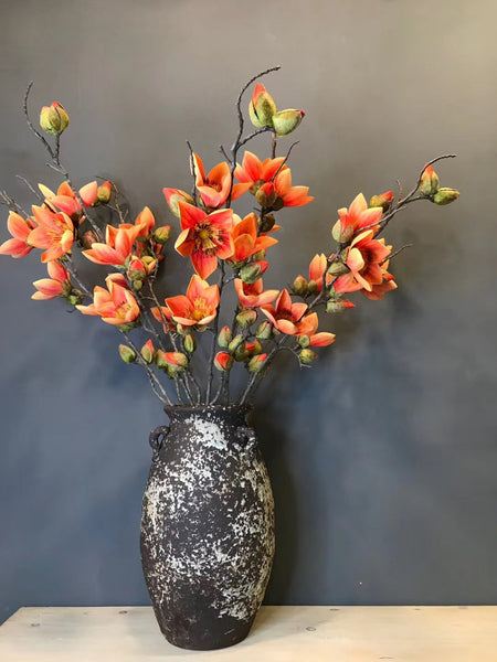Classic Artificial Flower Magnolia Orange cotton tree flower bombax