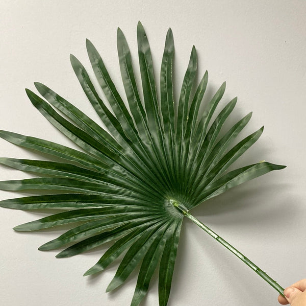 Large fan palm GREEN TROPICAL PALM LEAF ARTIFICIAL Greenery