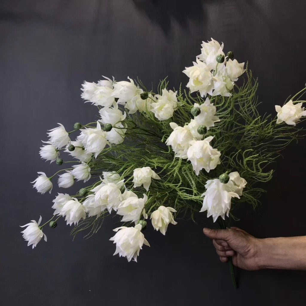New white bridal flower bunch Artificial Filler Flower